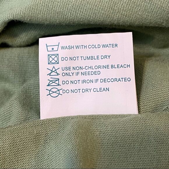 NWT ZAFUL Solid Green Graphic Tee Shirt It’s a Tea Shirt Short Sleeve size M - Picture 8 of 11